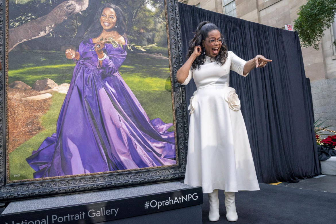 Szok! To jest Oprah Winfrey. Trudno ją teraz rozpoznac