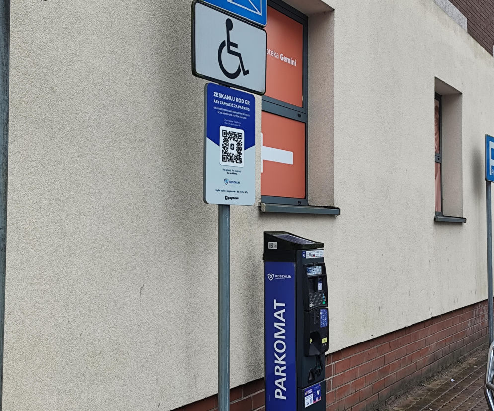 W Koszalinie można już zapłacić za parkowanie za pomocą kodu QR