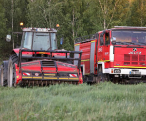 Pożar w powiecie wołomińskim