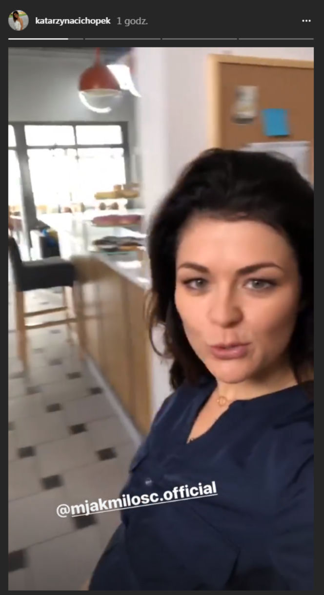 Kinga Zduńska (Katarzyna Cichopek) w ciąży w M jak miłość!
