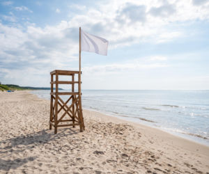 Sinice Chłopy. Czy w Chłopach można się kąpać 15.07? Flaga, warunki pogodowe