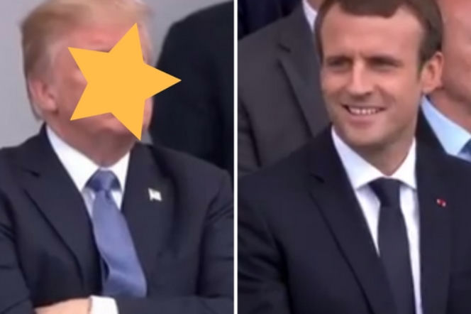 Daft Punk w wykonaniu orkiestry wojskowej. Mina Trumpa bezbłędna