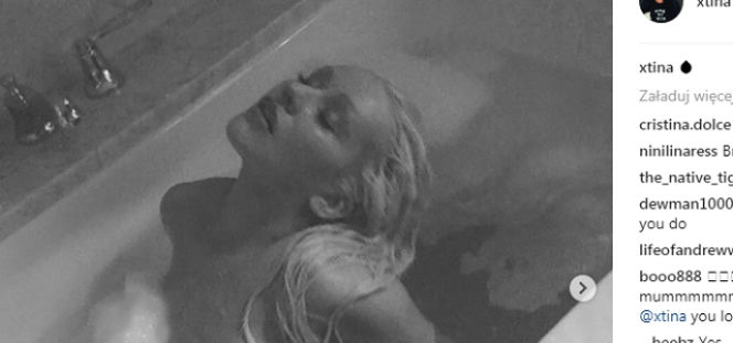 Christina Aguilera nago. Odważne zdjęcia w wannie podbijają Instagram 