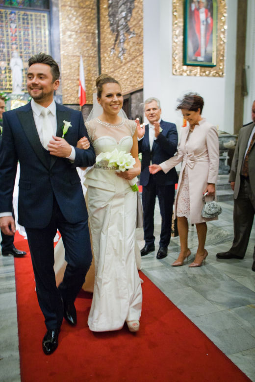 Rocznica ślubu Kwaśniewskiej i Badacha
