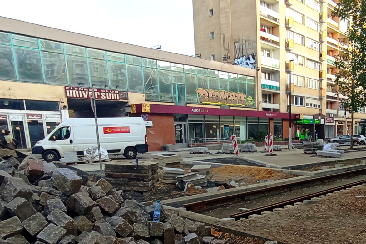 Tory tramwajowe wracają na aleję Wojska Polskiego