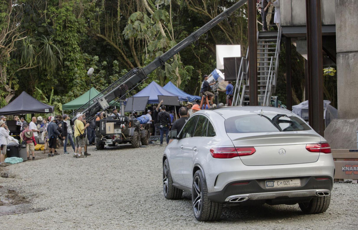 Mercedes w filmie "Jurassic World"
