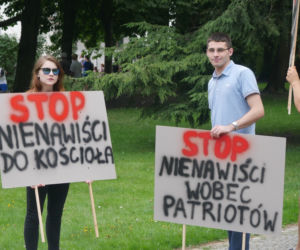Protest przeciw przemocy w Białymstoku