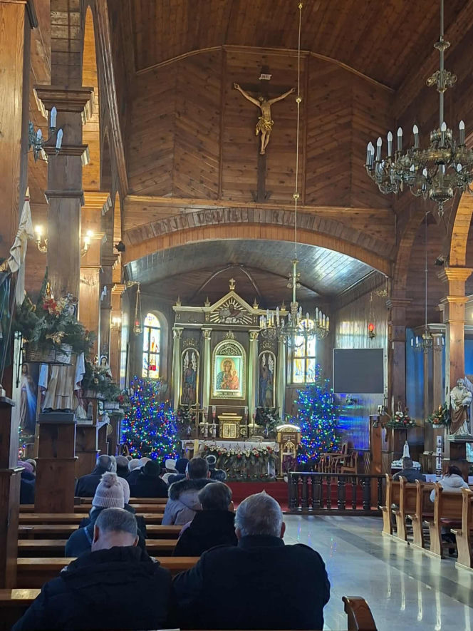 Parszów. Drewniany kościół pw. Zesłania Ducha Świętego