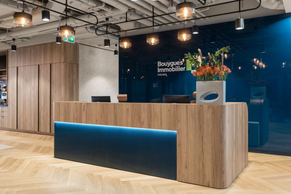 Biuro Bouygues Immobilier Polska w Warszawie od Bit Creative
