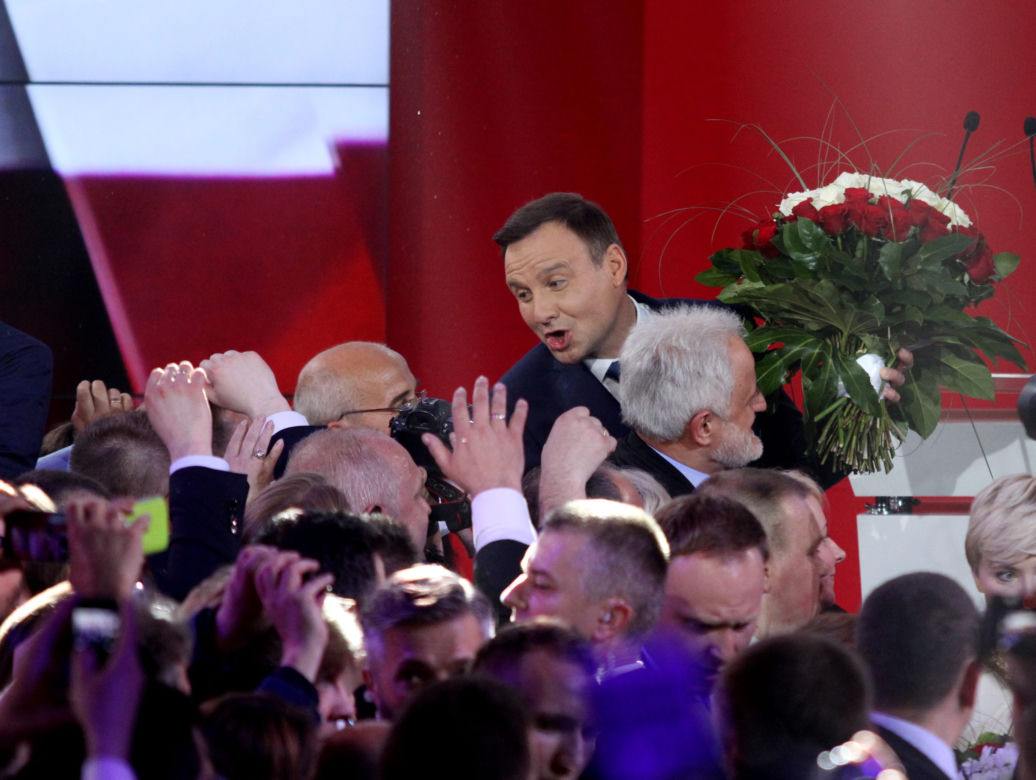 Tak świętowali wygrani - Andrzej Duda.