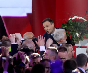 Tak świętowali wygrani - Andrzej Duda.