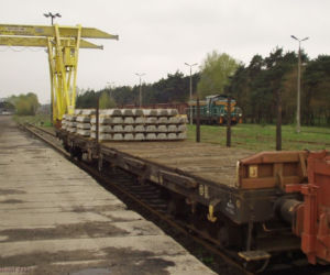 Dworzec Toruń Północny - gdy jeszcze był dużą stacją przeładunkową