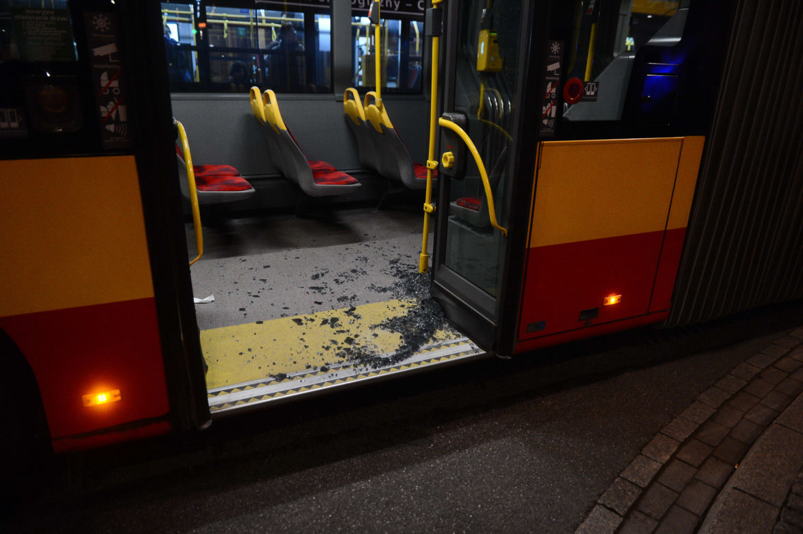 Wypadek autobusu na Nowym Świecie