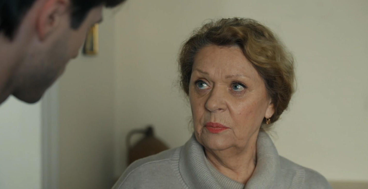 Barwy szczęścia odc. 3204. Józefina Rawiczowa (Elżbieta Jarosik), Cezary (Marcel Opaliński)