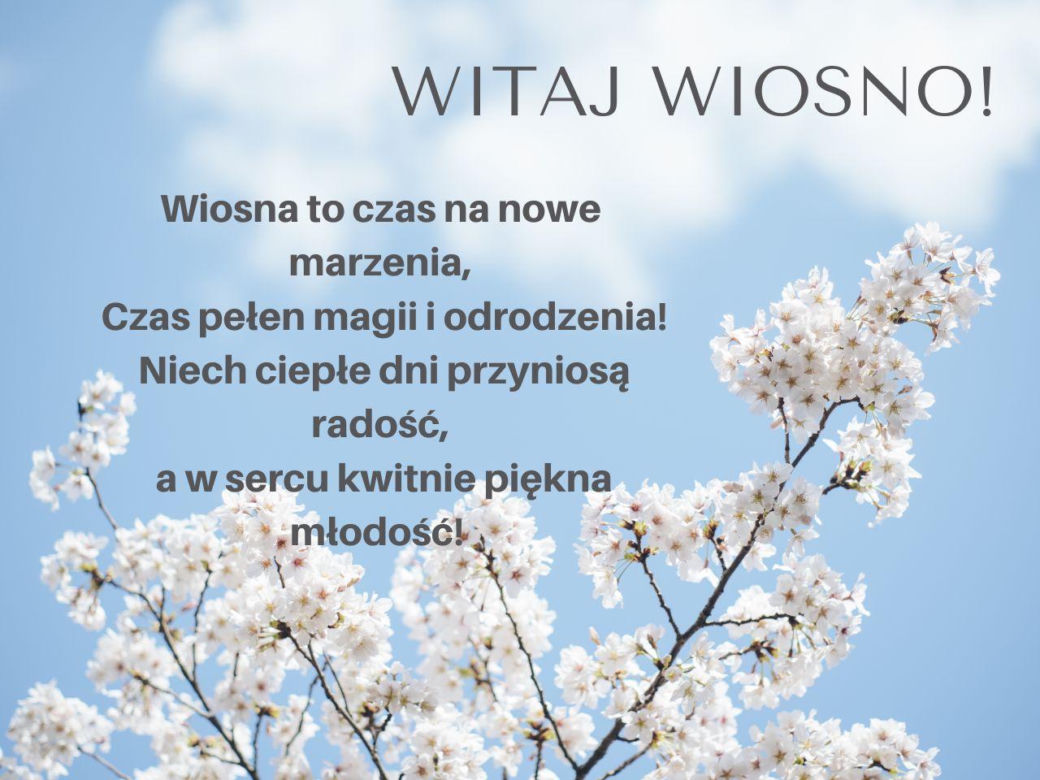 Dzień wiosny - kartki z życzeniami
