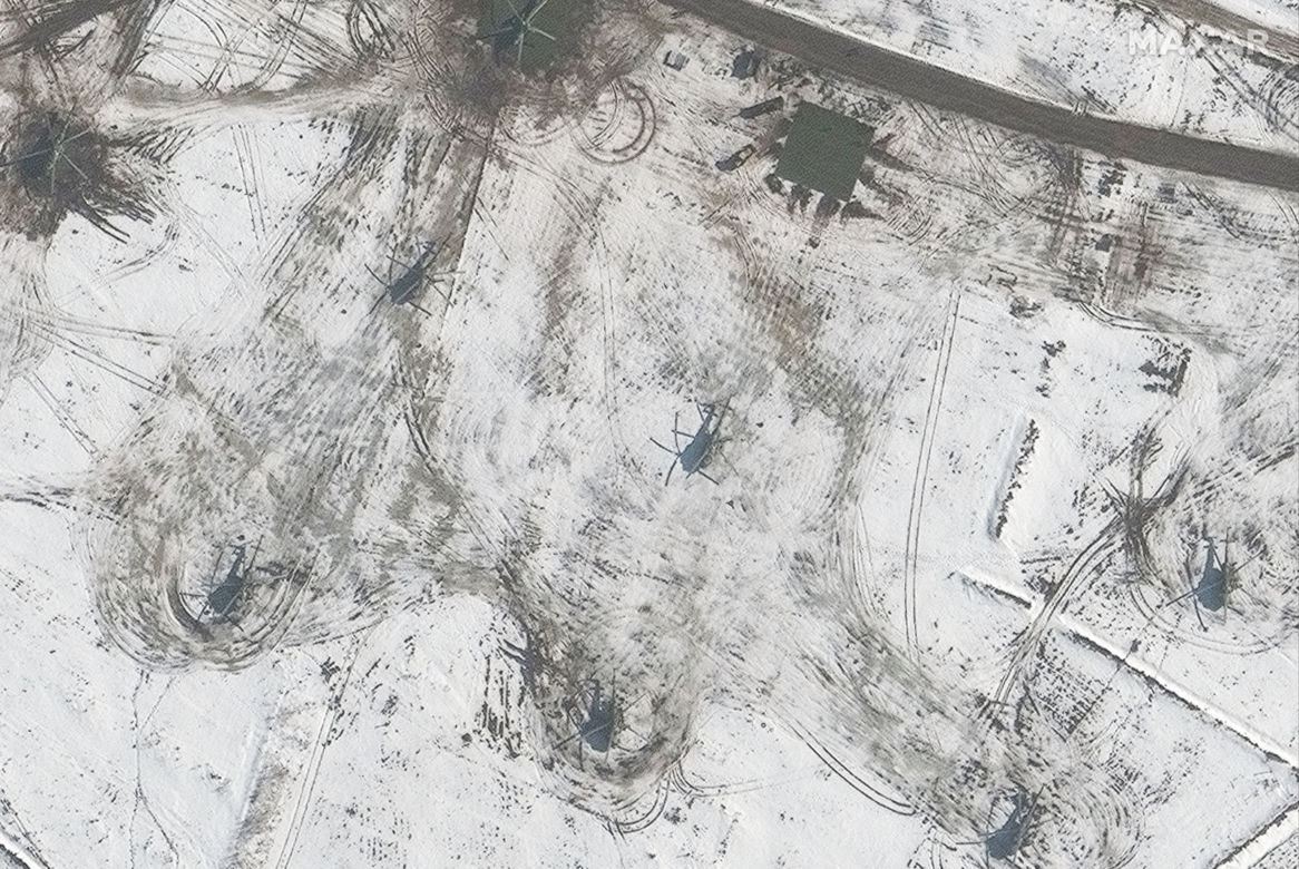 Wojska rosyjskie przy granicy z Ukrainą [20.02.2022]
