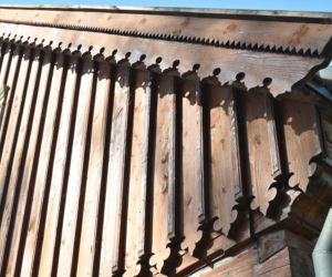 Drewniany dom w Jazowej na Żuławach - zabytek z 1887 r. odzyskał blask po pożarze