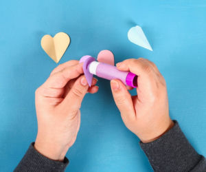 Kartka walentynkowa ręcznie robiona: DIY - krok 3