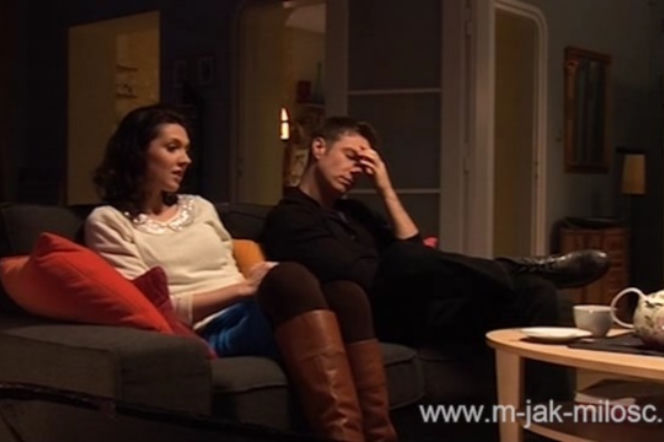 M jak miłość po wakacjach. Irek (Maciej Jachowski), Mirka (Andżelika Piechowiak)