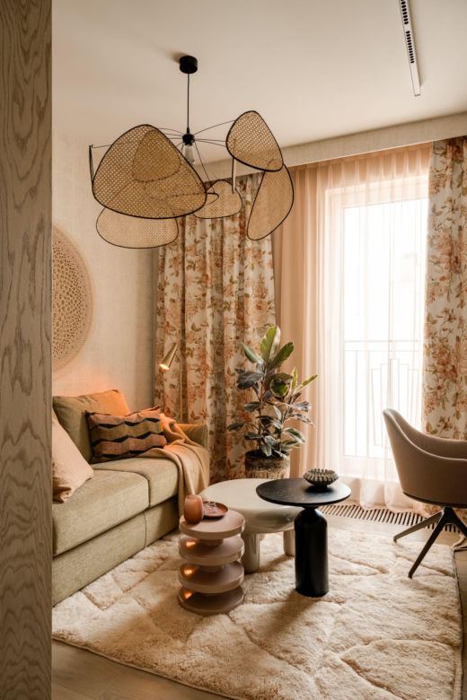Artystyczny apartament na Powiślu - projekt modeko.studio