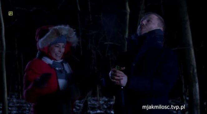 M jak miłość, odcinek 1371. Magda (Anna Mucha), Andrzej Budzyński (Krystian Wieczorek)