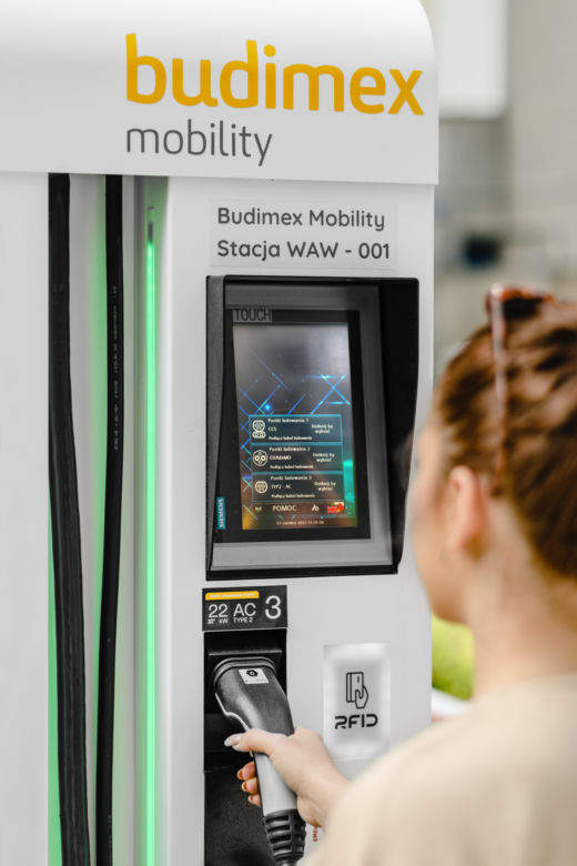 Stacja ładowania samochodów elektrycznych 