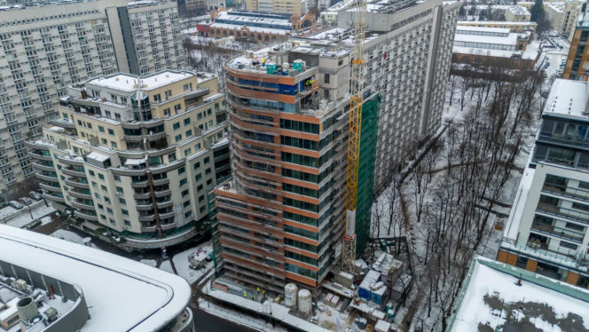 Apartamentowiec Flare przy Grzybowskiej 6A w Warszawie