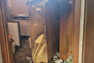 Pożar mieszkania w Gliwicach