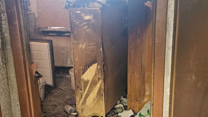 Pożar mieszkania w Gliwicach