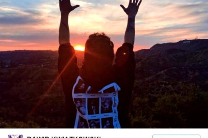 Dawid Kwiatkowski w Los Angeles kręci nowy klip