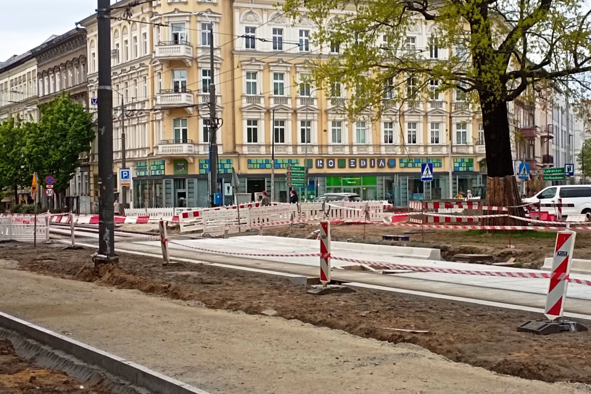 Przebudowa placu Zwycięstwa. Duże zmiany w kursowaniu tramwajów