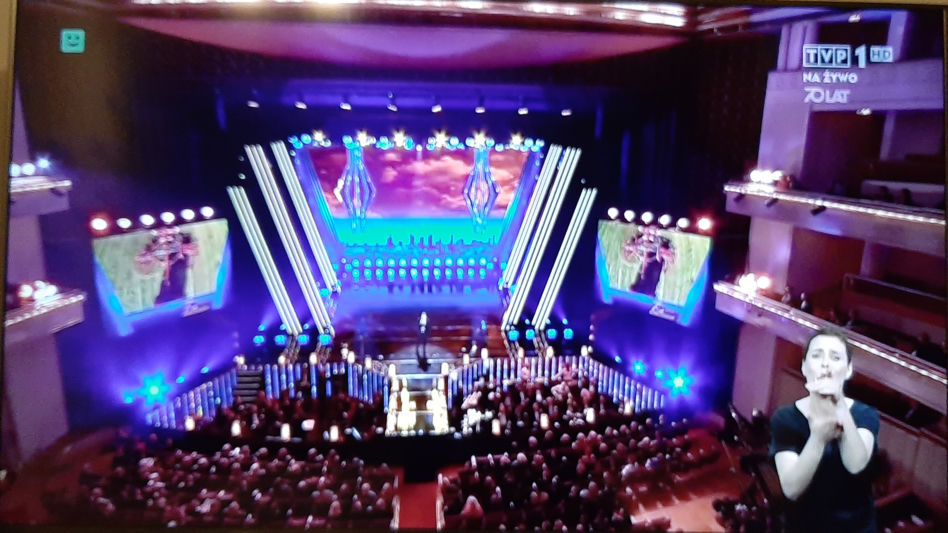 Gala 70-lecia TVP. Prezes Mateusz Matyszkowicz w Kijowie