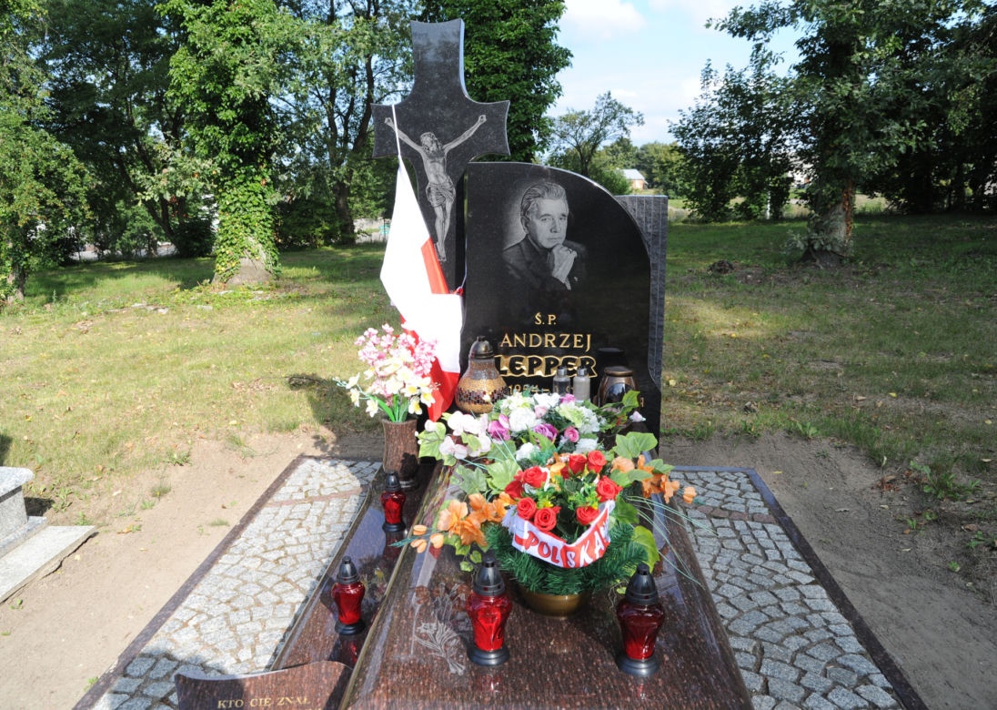 Grób Andrzeja Leppera