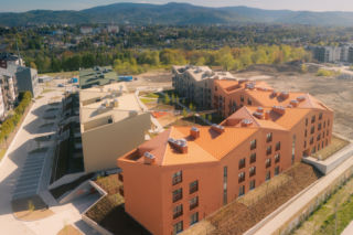 Sarnie Osiedle w Bielsku-Białej gotowe. Górskie krajobrazy stały się inspiracją dla architektów