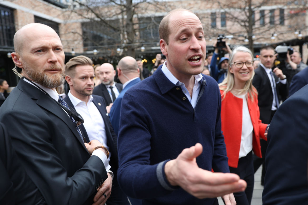 Książę William w Warszawie - drugi dzień wizyty