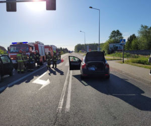 Wypadek na DK94 w Ładnej