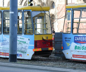 Wykolejenie tramwaju w centrum Łodzi. Są ranni