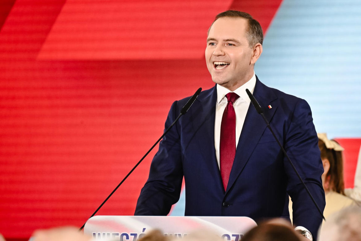 Rodzina Karola Nawrockiego na wieczorze wyborczym 