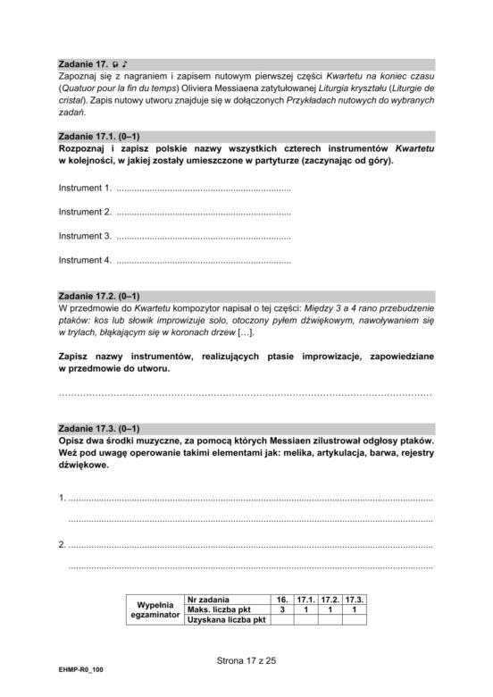 Matura 2021: historia muzyki. Pytania, arkusz CKE, zadania [poziom rozszerzony matura 5.05.2021] 