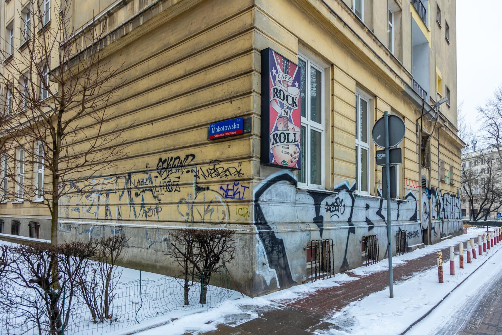 Graffiti w centrum Warszawy w 2026 r.