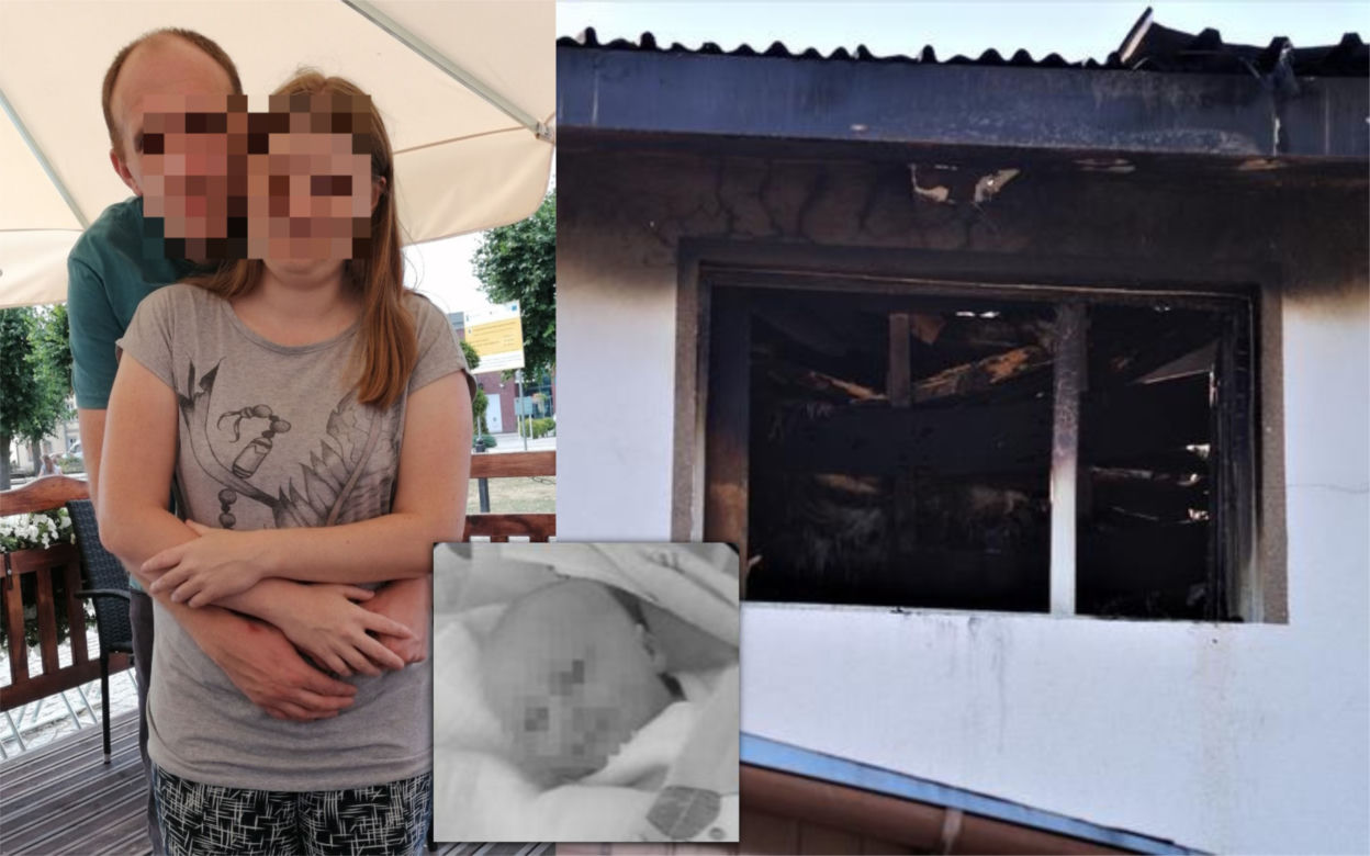 Stracili roczną córeczkę w pożarze. Teraz ojciec przerywa milczenie.  "Gdybyśmy dostali mieszkanie, Ania by żyła!"