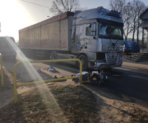 UWAGA! Wypadek na DK 25 w Mąkowarsku! Spore utrudnienia dla kierowców! [ZDJĘCIA]