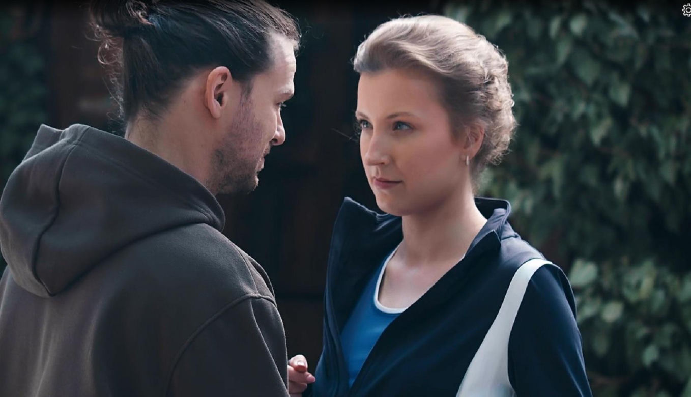 M jak miłość. Natalka (Dominika Suchecka), Mikołaj Lipiński (Mateusz Kościukewicz)