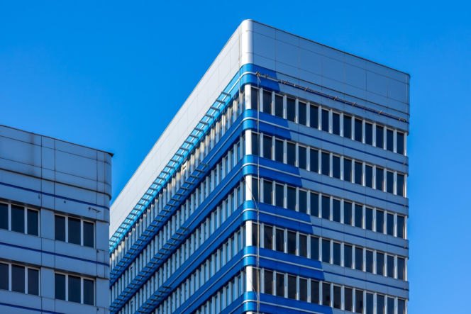 Biurowiec PKO na rogu Marszałkowskiej i Nowogrodzkiej w Warszawie