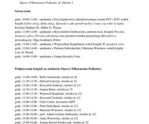 8. Międzynarodowe Targi Książki w Białymstoku. Zobacz, kto będzie. Harmonogram wydarzenia