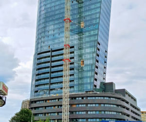 Budowa Hanza Tower - lipiec 2020