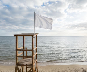 Sinice Chałupy. Czy w Chałupach można się kąpać 04.08? Flaga, warunki pogodowe