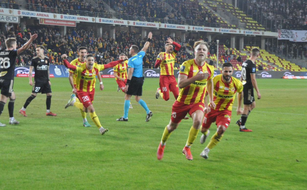Korona Kielce - ŁKS Łódź w PKO BP Ekstraklasie. Zdjęcia z meczu