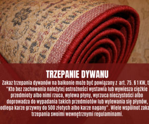 Czego nie można robić na balkonie? Za to możesz dostać mandat