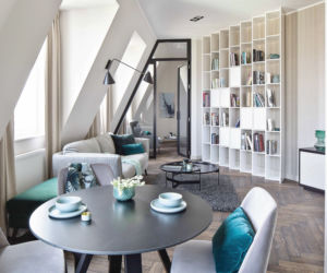 Salon, jadalnia, poddasze